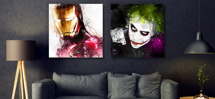 tableau super héros