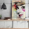 tableau audrey hepburn vintage pop art