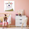 tableau chambre enfant ourson indien