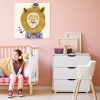 tableau chambre enfant lion