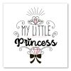 tableau deco chambre petite fille my little princess