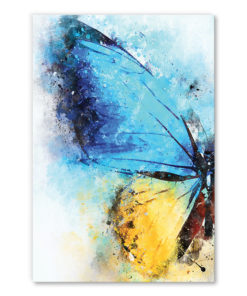 tableau deco papillon aquarelle