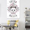 tableau deco chambre enfant panda hakuna matata scandinave