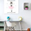 tableau danseuse étoile chambre petite fille