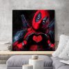 tableau deco deadpool pop art