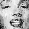 tableau deco Marilyn Monroe noir et blanc