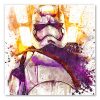 tableau deco mural star wars capitaine phasma stormtrooper
