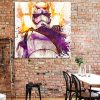 tableau deco mural star wars capitaine phasma stormtrooper