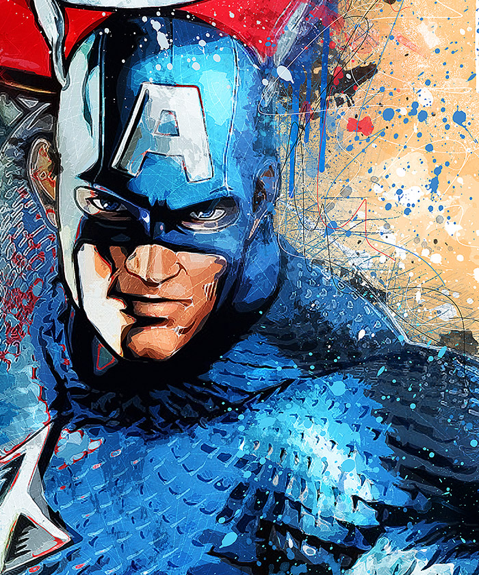 CADRE DECO - Marvel - Captain America