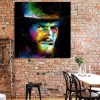 tableau deco Clint Eastwood Pop Art