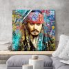 tableau deco pirate jack sparrow