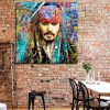 tableau deco pirate jack sparrow
