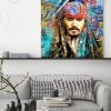 tableau deco pirate jack sparrow