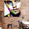 tableau deco leonardo dicaprio pop art