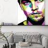 tableau deco leonardo dicaprio pop art