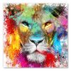 tableau deco lion pop art