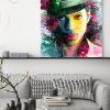 tableau chanteur prince pop art
