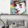 tableau deco Audrey Hepburn Pop Art