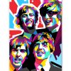 tableau deco pop art les Beatles