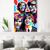 tableau deco pop art les Beatles