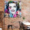 tableau deco pop art Rita Hayworth street art