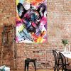 tableau-deco pop art street bulldog francais chien