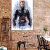 tableau super héros captain america de marvel