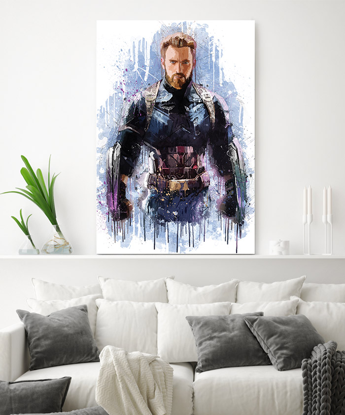 Tableaux décoratifs muraux – Forex – Captain America – eshopdéco