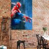 tableau deco spiderman effet peinture