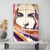 tableau deco street art portrait de femme
