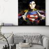 tableau super-héros superman dc comics