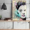 tableau Romy Schneider vintage pop art