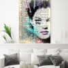 tableau Romy Schneider vintage pop art