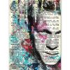 tableau Steve McQueen vintage pop art