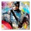 tableau deco mural captain america bande dessinée