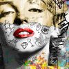 Tableau Marilyn Monroe Street Art Pop Art