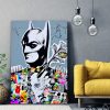 tableau batman street art collage