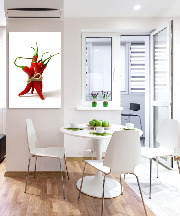 Tableau Cuisine Piments Rouges Tableau Deco