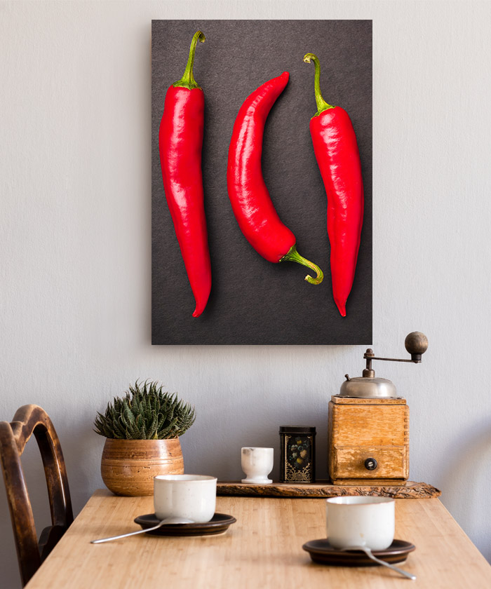 Tableau Cuisine 3 Piments Tableau Deco
