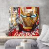tableau deco iron man pop art