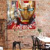 tableau deco iron man pop art