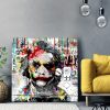 tableau joker street-art pochoir