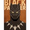 tableau deco black panther marvel minimaliste