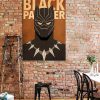 tableau deco black panther marvel minimaliste
