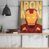 tableau iron man super héros marvel minimaliste