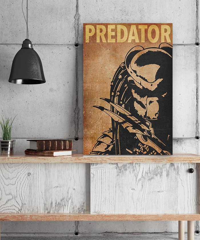 tableau predator minimaliste