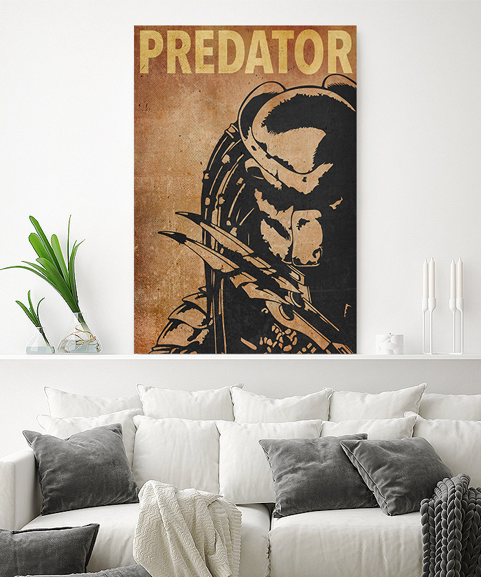 tableau predator minimaliste