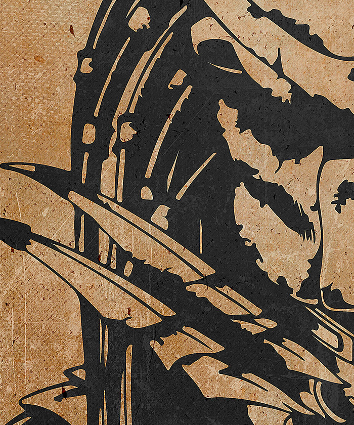 tableau predator minimaliste