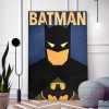 tableau batman super héros dc-comics minimaliste