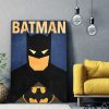 tableau batman super héros dc-comics minimaliste